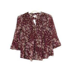 NWT Charter Club Vest 3/4-Sleeve Red M